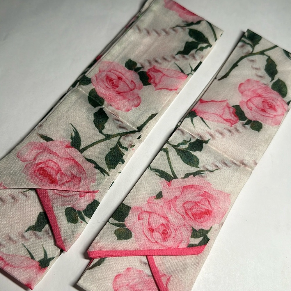 Two Thin Scarves / Hair Bands / Scarves - #1284